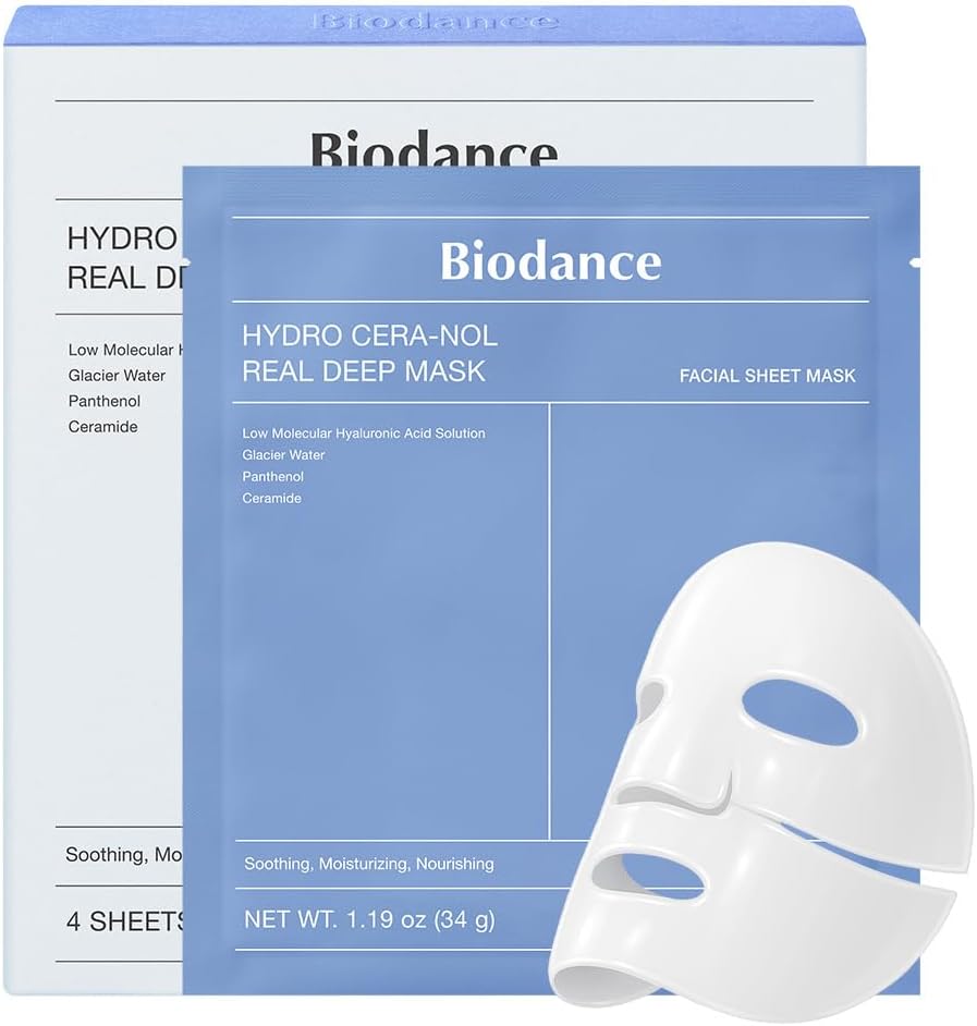 BIODANCE Hydro Cera-nol Real Deep Mask, Hydrogel Mask, Soothing, Moisturising, Nutritious, Korean Skin Care