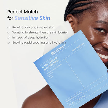 BIODANCE Hydro Cera-nol Real Deep Mask, Hydrogel Mask, Soothing, Moisturising, Nutritious, Korean Skin Care