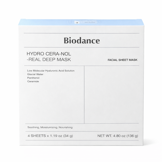 BIODANCE Hydro Cera-nol Real Deep Mask, Hydrogel Mask, Soothing, Moisturising, Nutritious, Korean Skin Care
