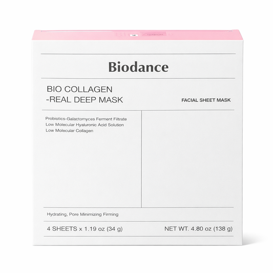 BIODANCE Bio-Collagen Real Deep Mask, Hydrogel Mask, Pore Minimizing, Elasticity Improvement, Korean Skincare