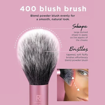 Real Techniques Everyday Essentials Makeup Brush Complete Face Set