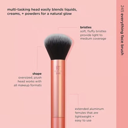 Real Techniques Everything Face Makeup Brush for Flawless Finish Streak Free
