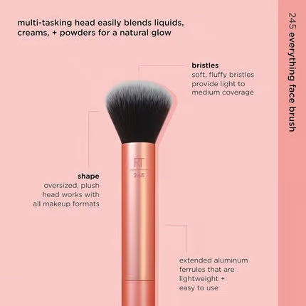 Real Techniques Everything Face Makeup Brush for Flawless Finish Streak Free